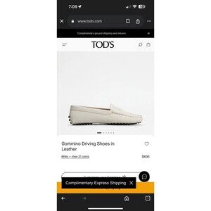 Tod's Gommino driving shoes size 11